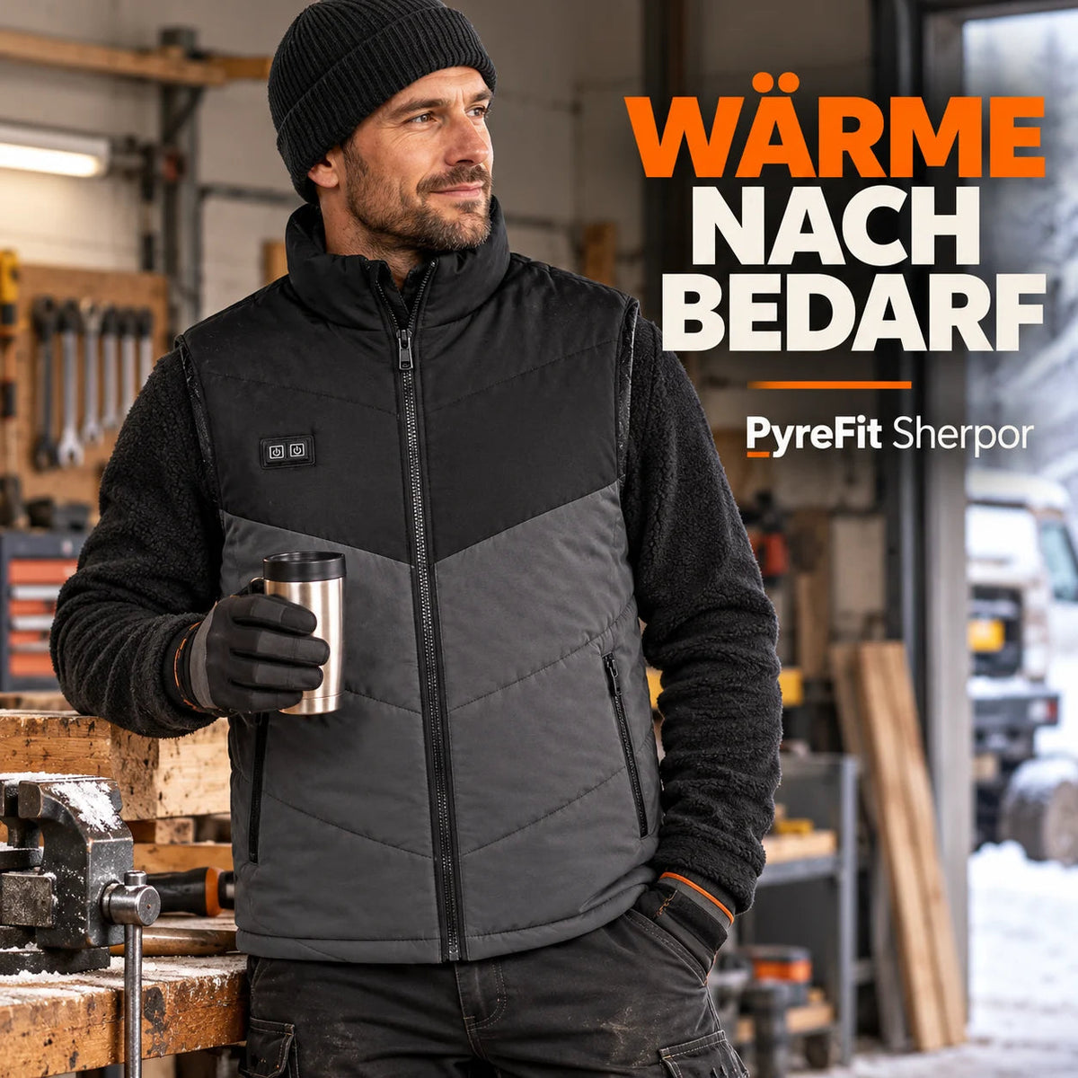 PyreFit Sherpor – Pause in offener Werkstatt