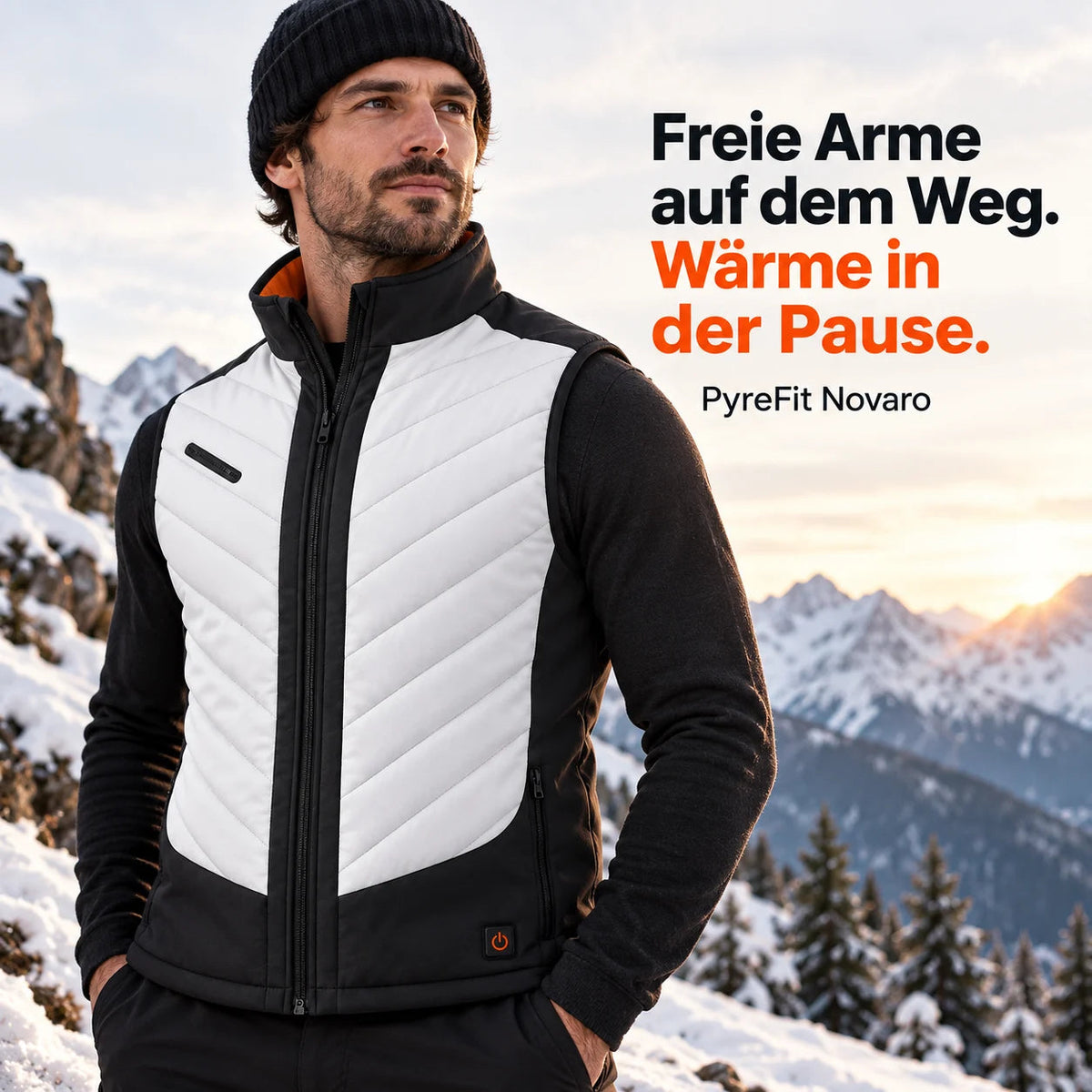 PyreFit Novaro – Freie Arme auf dem Weg. Wärme in der Pause.