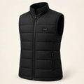 PyreFit Pivotan – Beheizbare Unisex-Steppweste – Schwarz