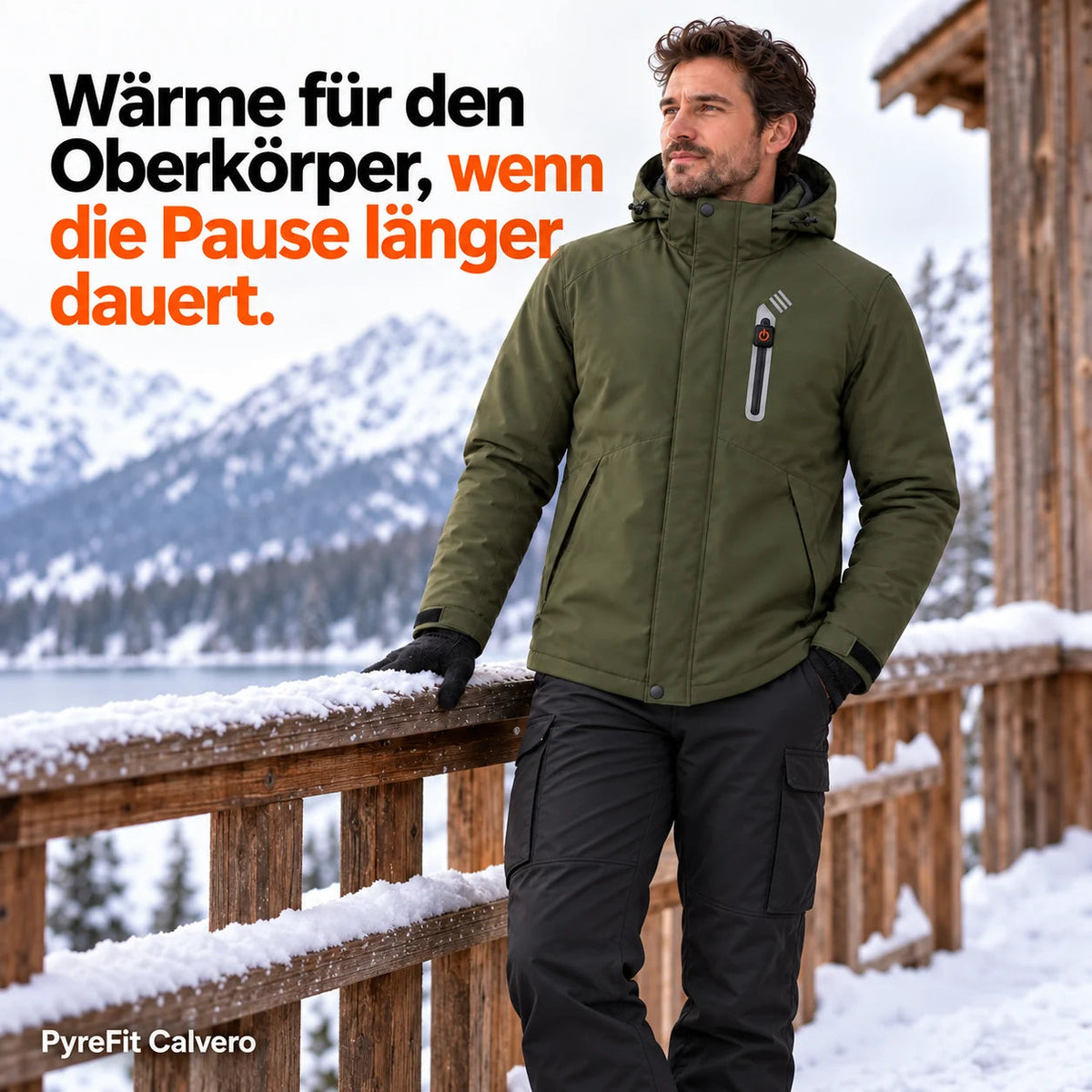 PyreFit Calvero – Wärme für den Oberkörper, wenn die Pause länger dauert.