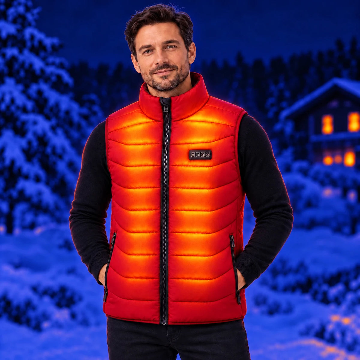 PyreFit Aurina in rosso – calore in inverno
