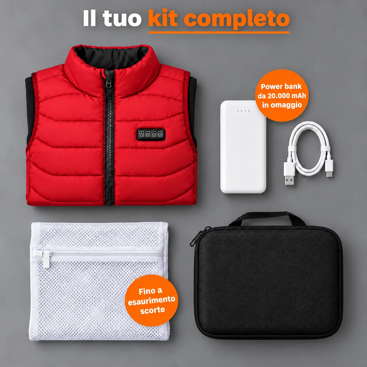 PyreFit Aurina in rosso – set completo