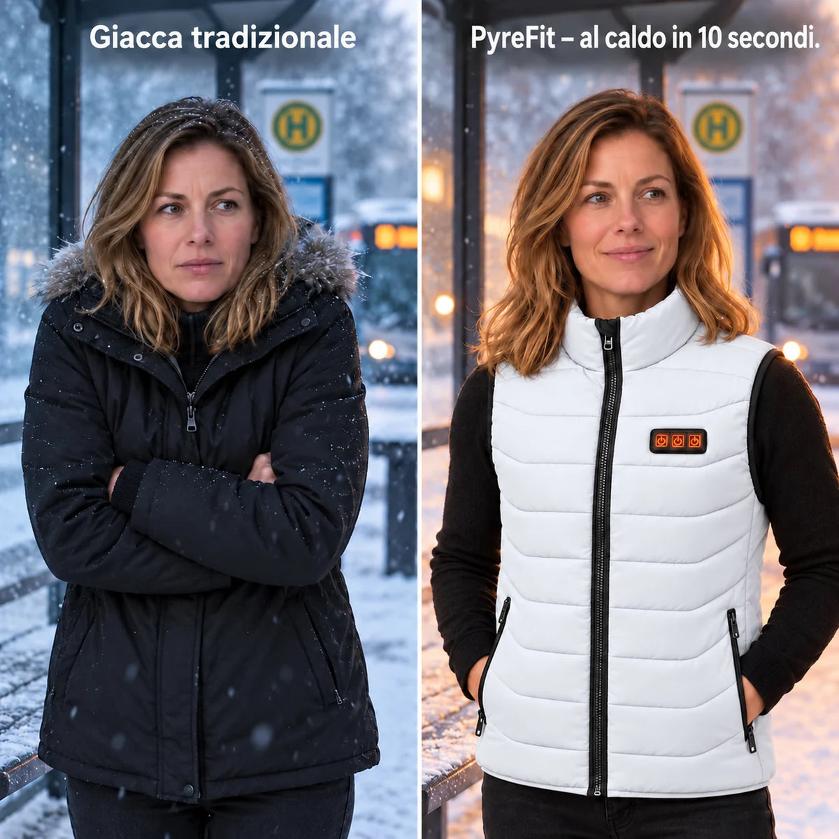 PyreFit Aurina in bianco – confronto