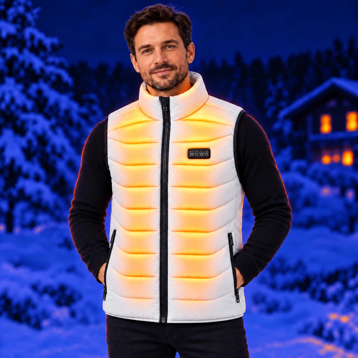 PyreFit Aurina in bianco – calore in inverno