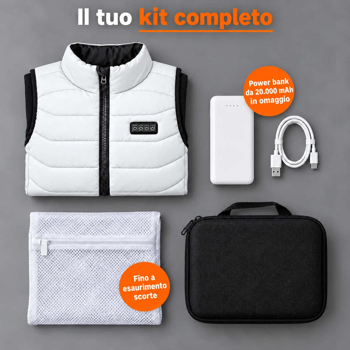 PyreFit Aurina in bianco – set completo