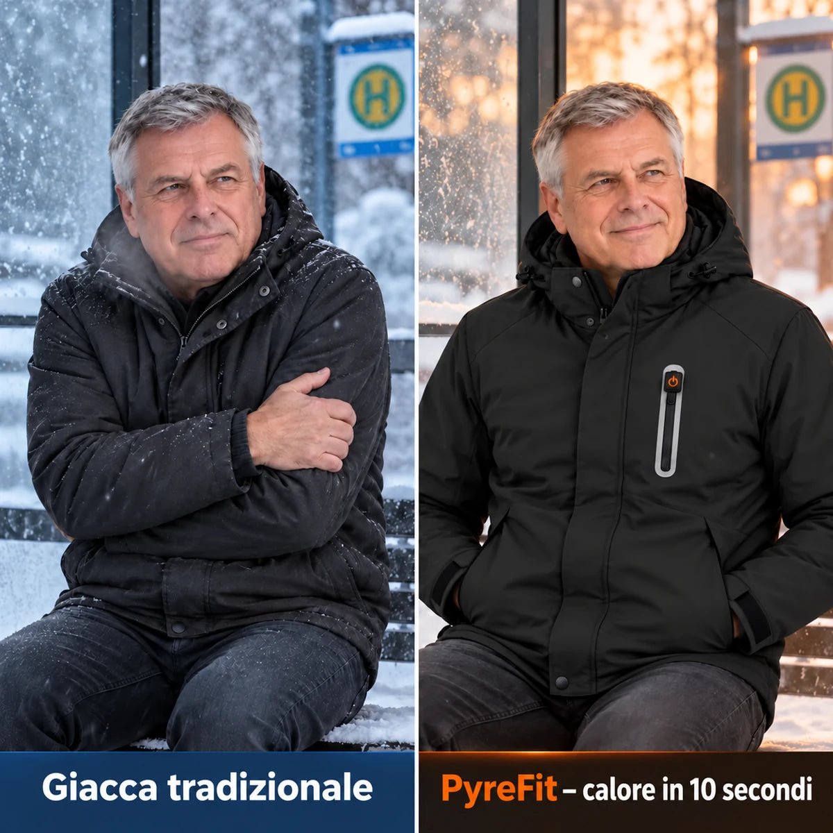 PyreFit Calvero in nero – confronto