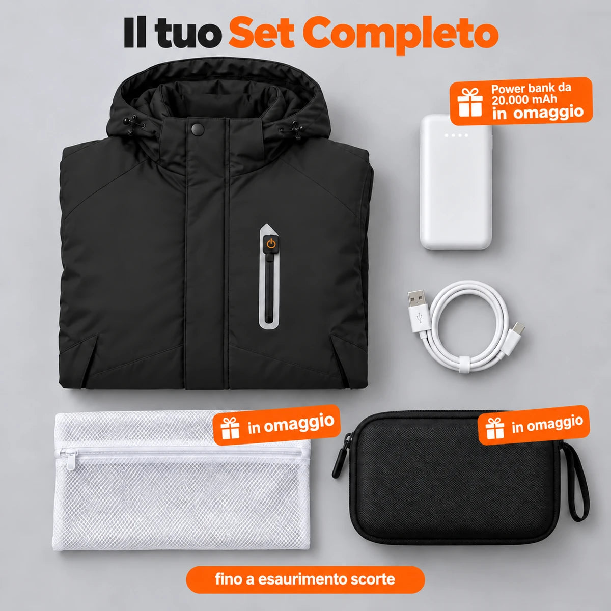 PyreFit Calvero in nero – set completo