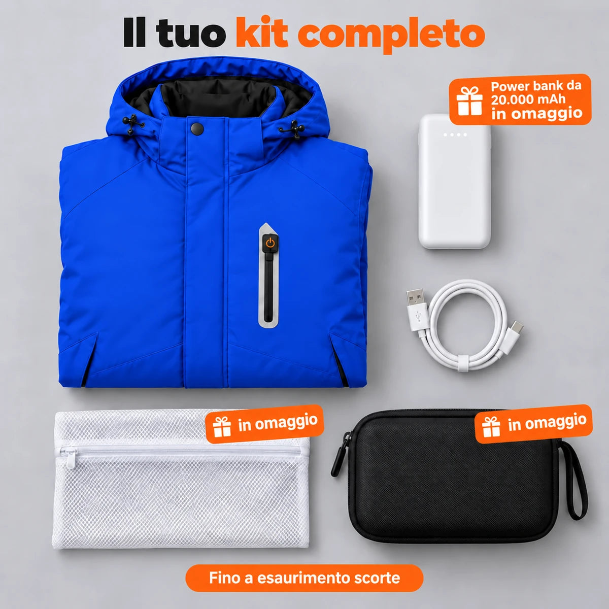 PyreFit Calvero in blu navy – set completo