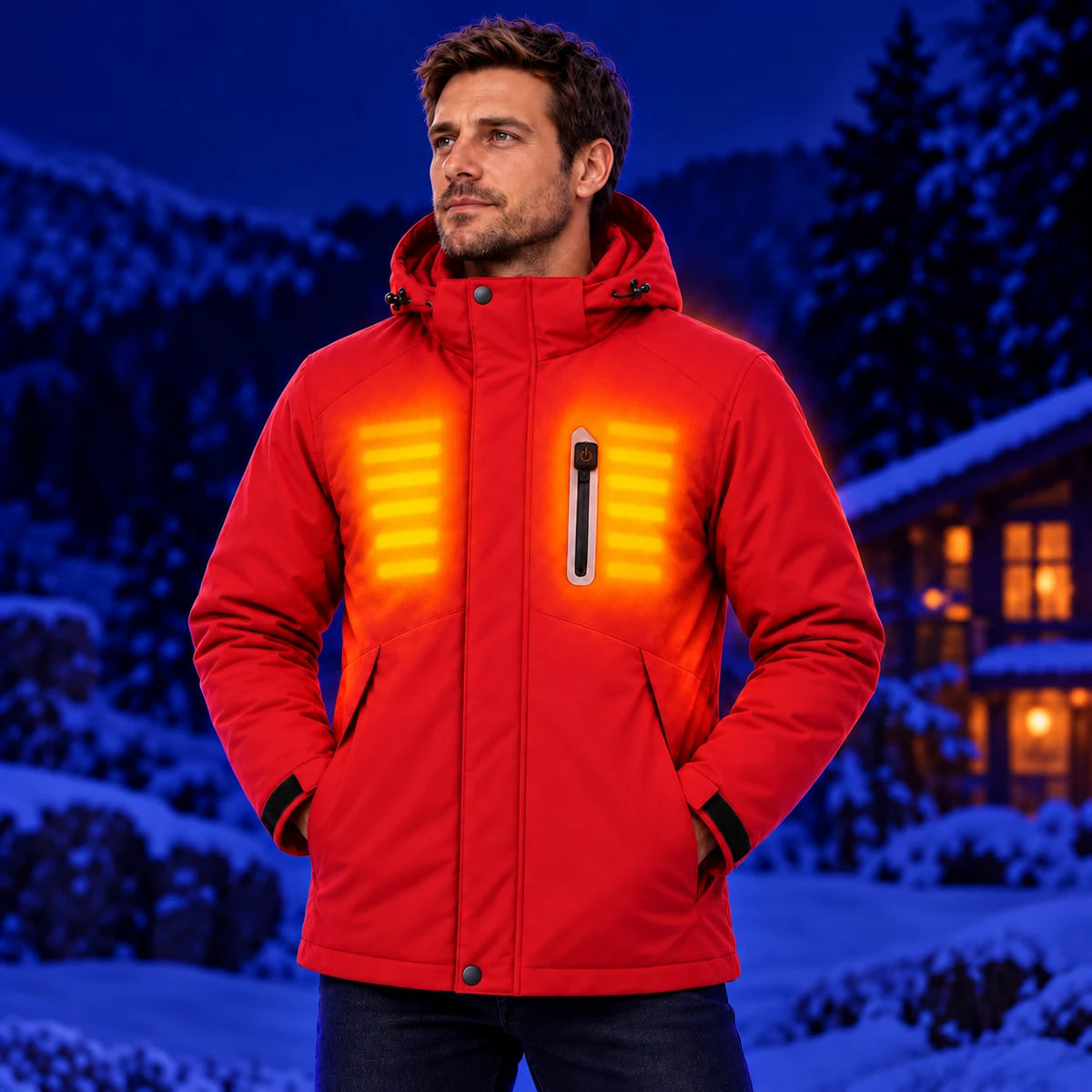 PyreFit Calvero in rosso – calore in inverno