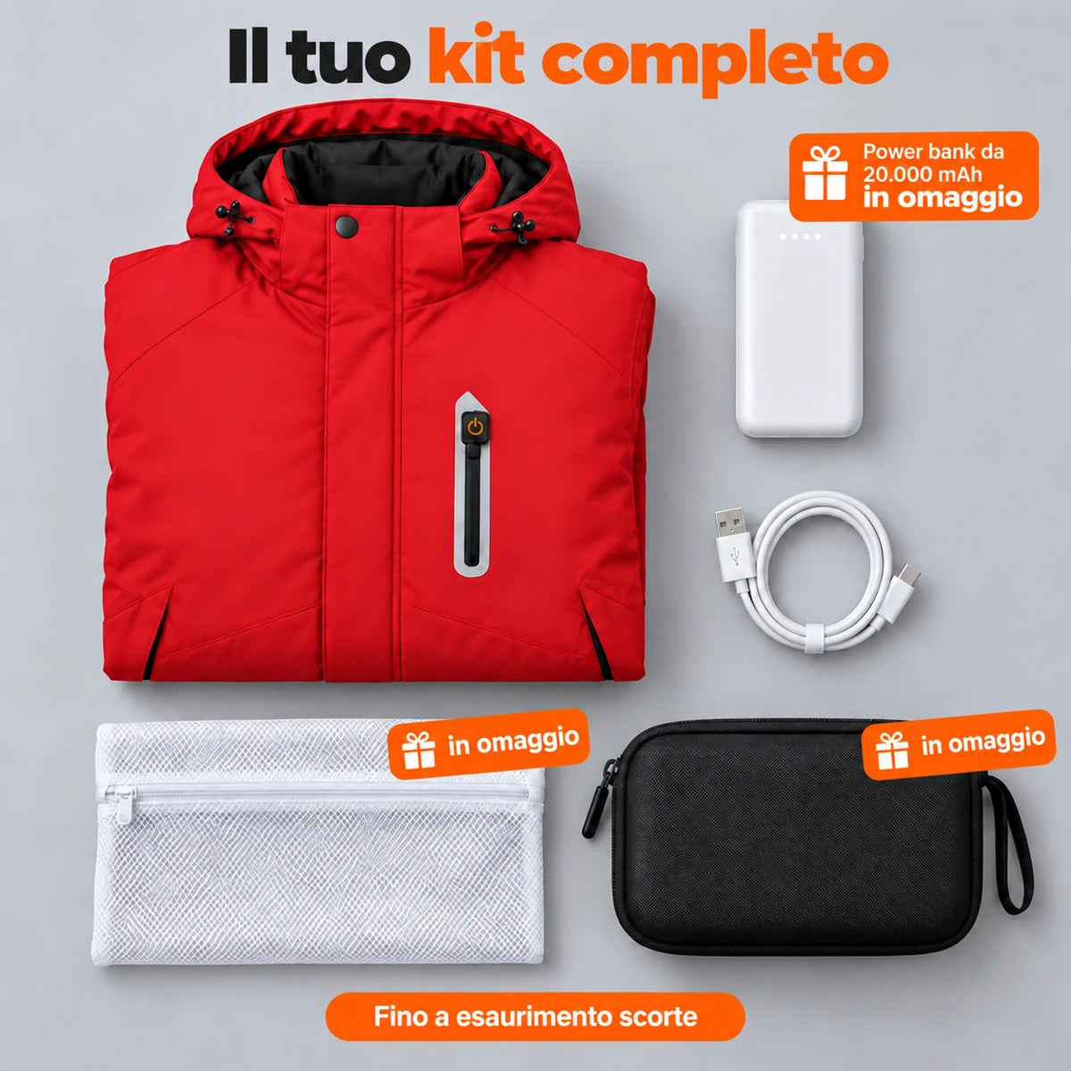 PyreFit Calvero in rosso – set completo