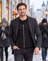 Gilet riscaldato sottile unisex PyreFit Duvaro in inverno: sotto la giacca