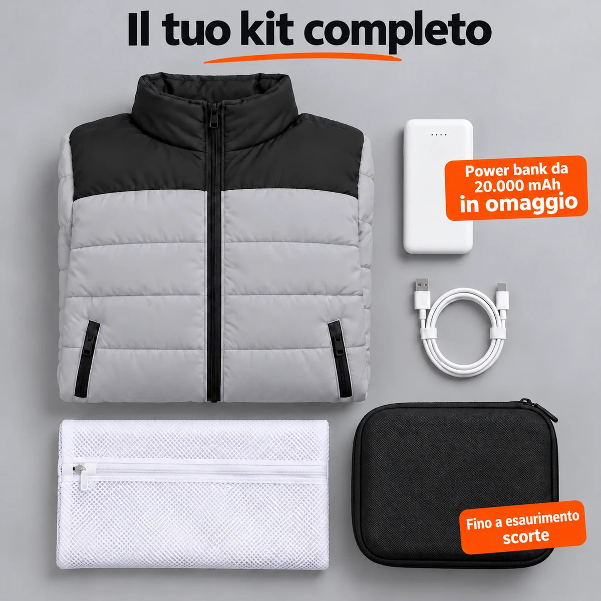 PyreFit Expelia in grigio – set completo