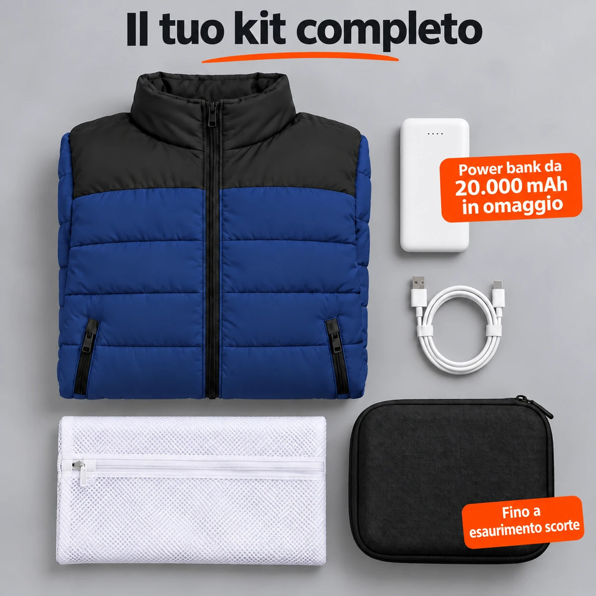PyreFit Expelia in blu navy – set completo