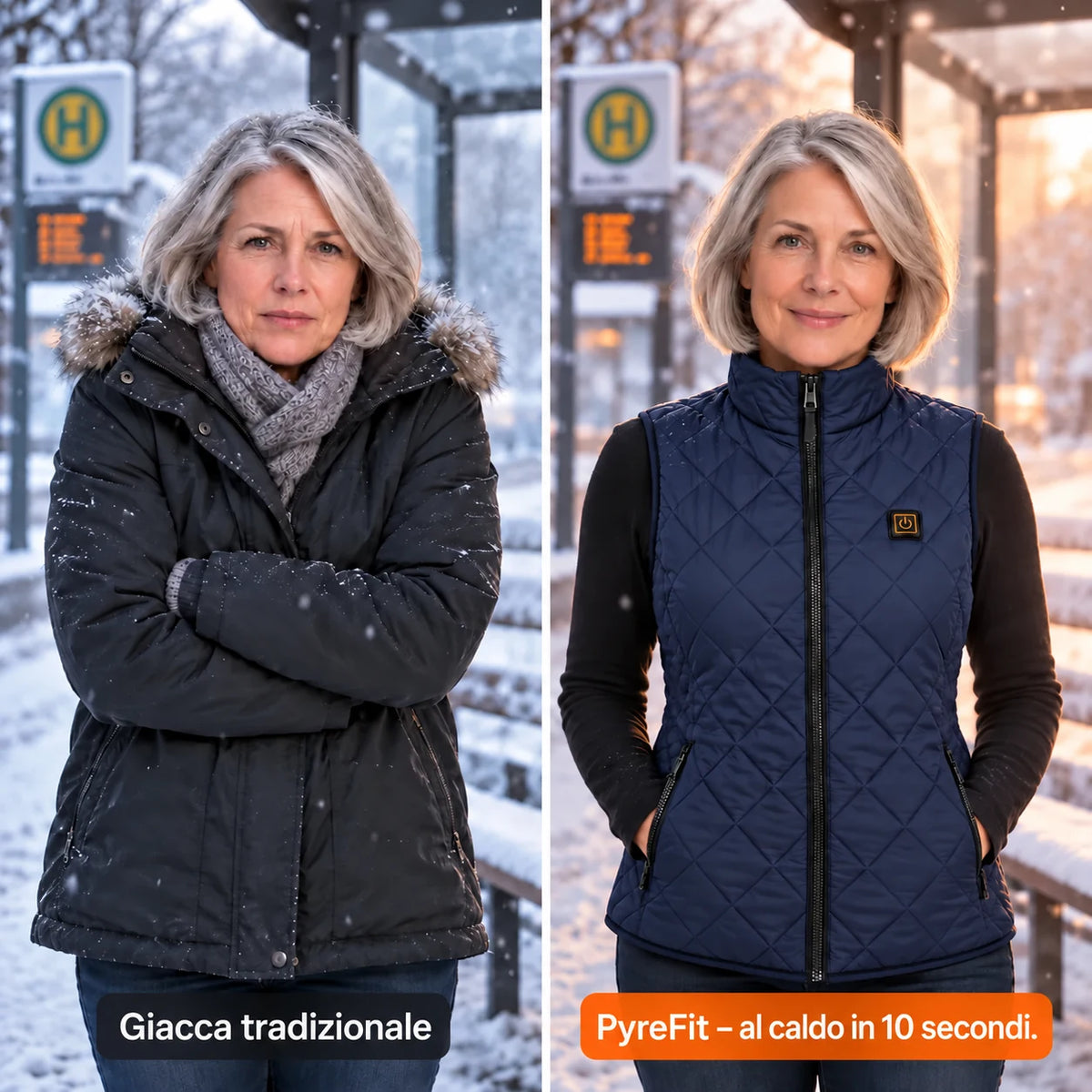 PyreFit Feinora in blu navy – confronto