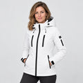 Parka riscaldato da donna PyreFit Glacio, vista frontale con modello
