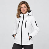 Parka riscaldato da donna PyreFit Glacio, vista frontale con modello