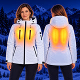 Parka riscaldato da donna PyreFit Glacio – calore su petto e schiena