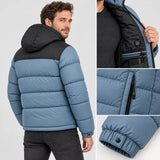 Piumino trapuntato riscaldato unisex PyreFit Gletor, vista posteriore