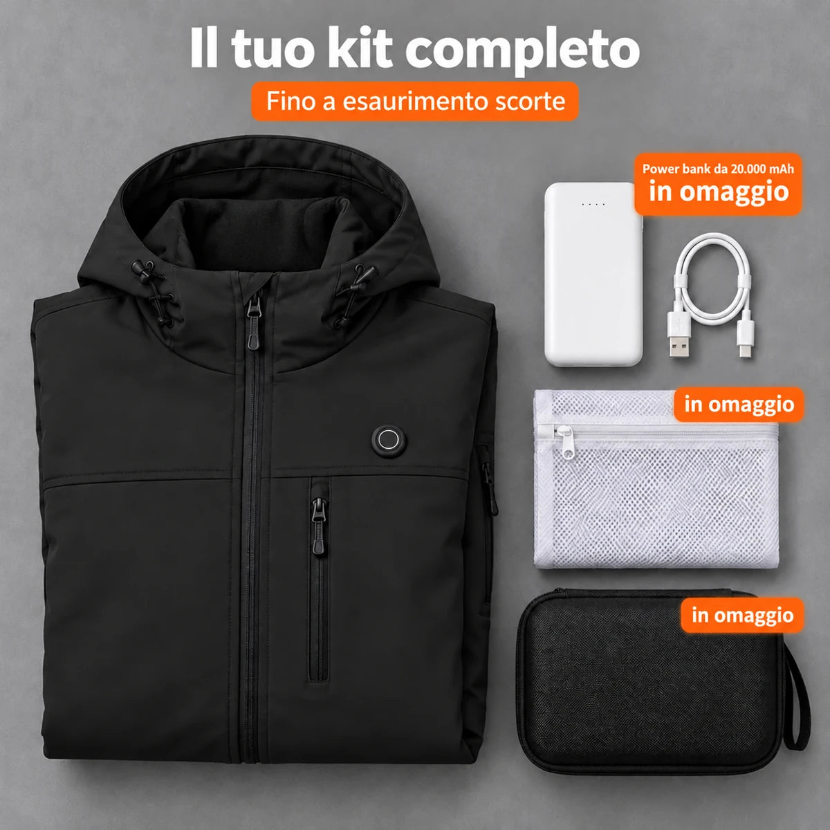 PyreFit Novera in nero – set completo