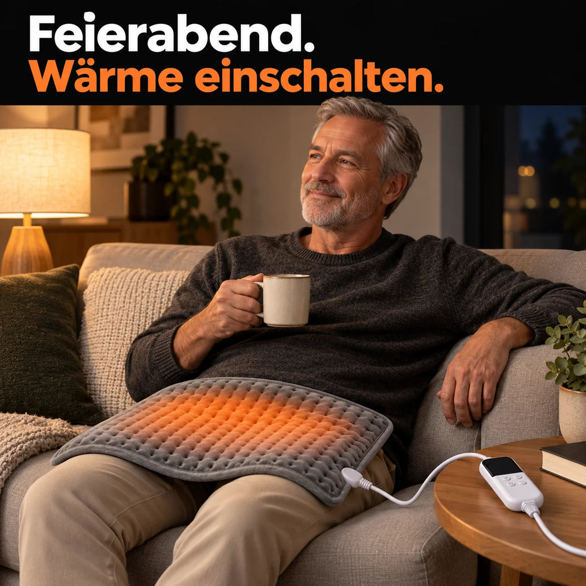 PyreFit Heizkissen 20261006 · Heizkissen für eine ruhige Pause auf dem Sofa