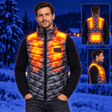 Gilet riscaldato mimetico PyreFit Piloto – calore su spalle, petto, schiena e zona lombare