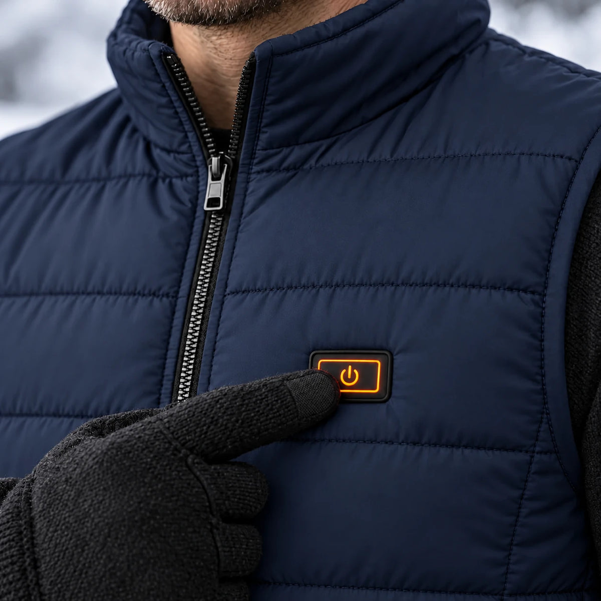 PyreFit Pivotan in blu navy – dettaglio dei comandi