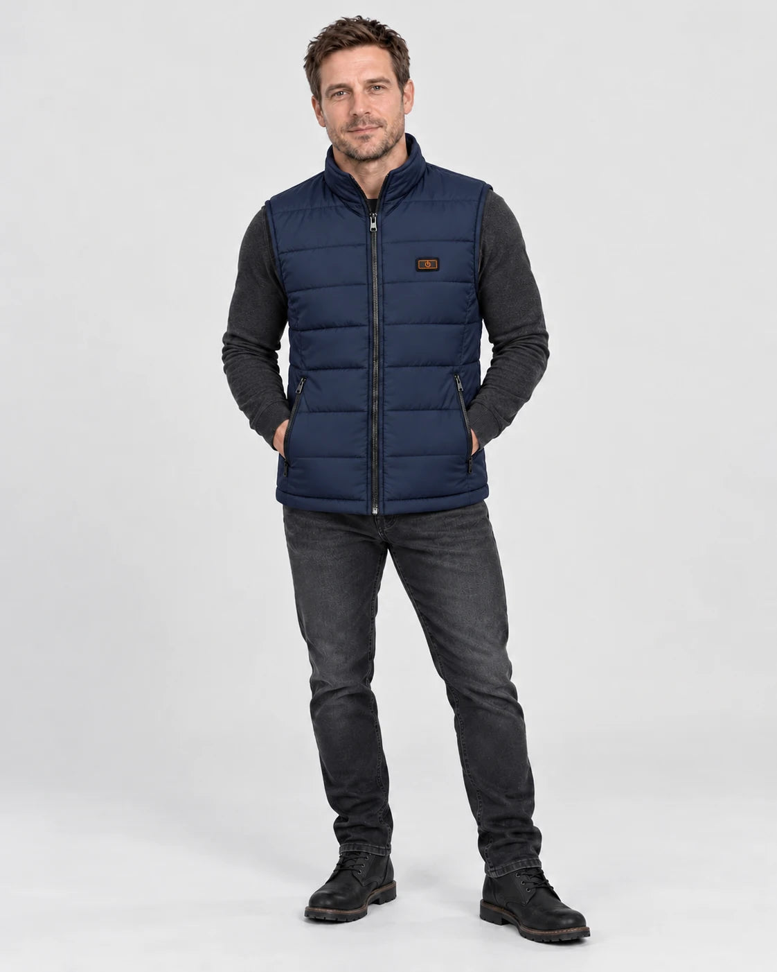 PyreFit Pivotan in blu navy – vista a figura intera