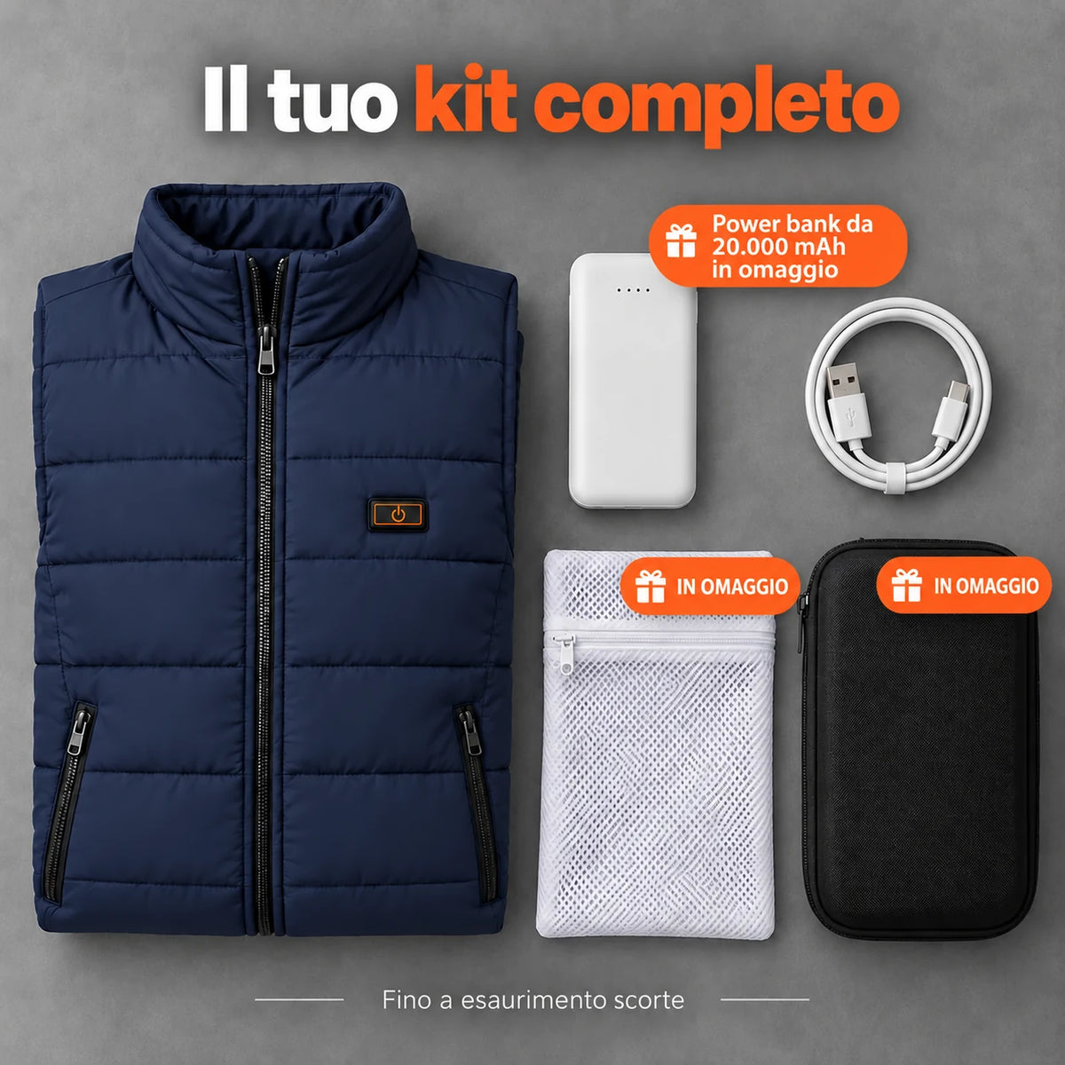 PyreFit Pivotan in blu navy – set completo