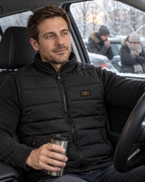 Gilet trapuntato riscaldato unisex PyreFit Pivotan in inverno: in auto