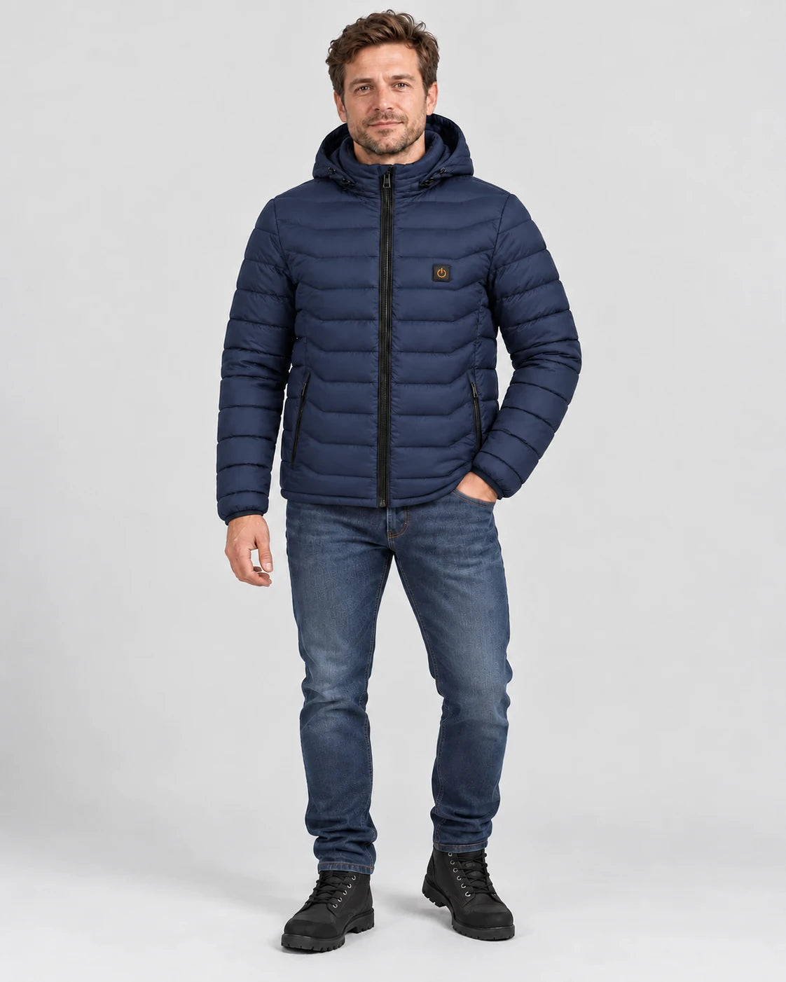 PyreFit Rangor in blu navy – vista a figura intera