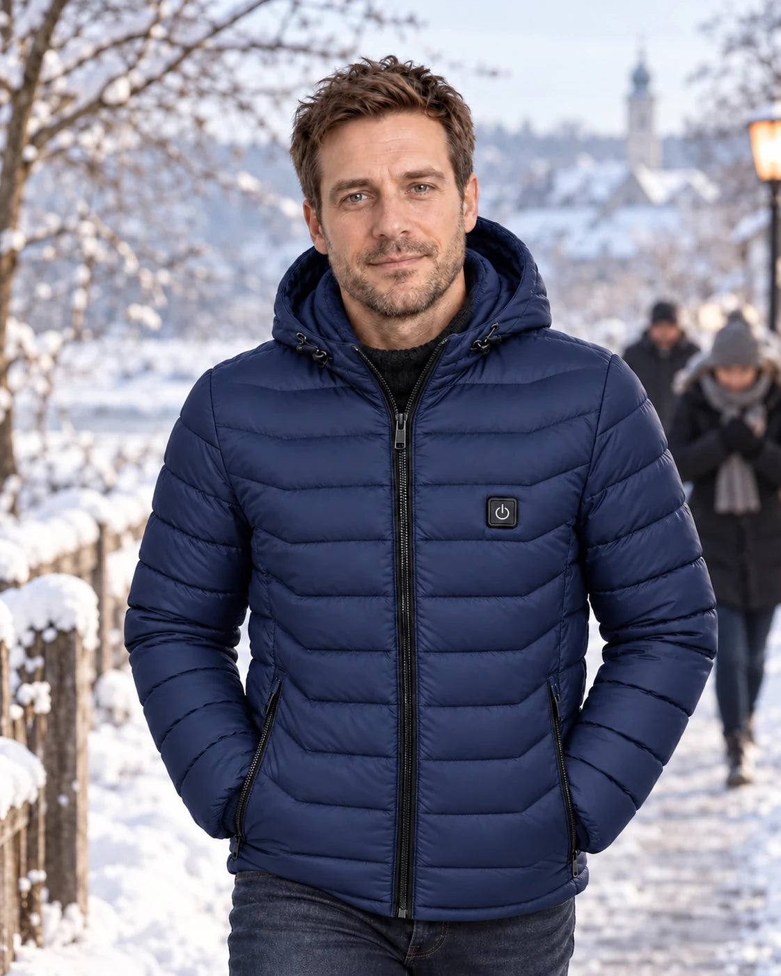 PyreFit Rangor in blu navy – nella vita di tutti i giorni in inverno