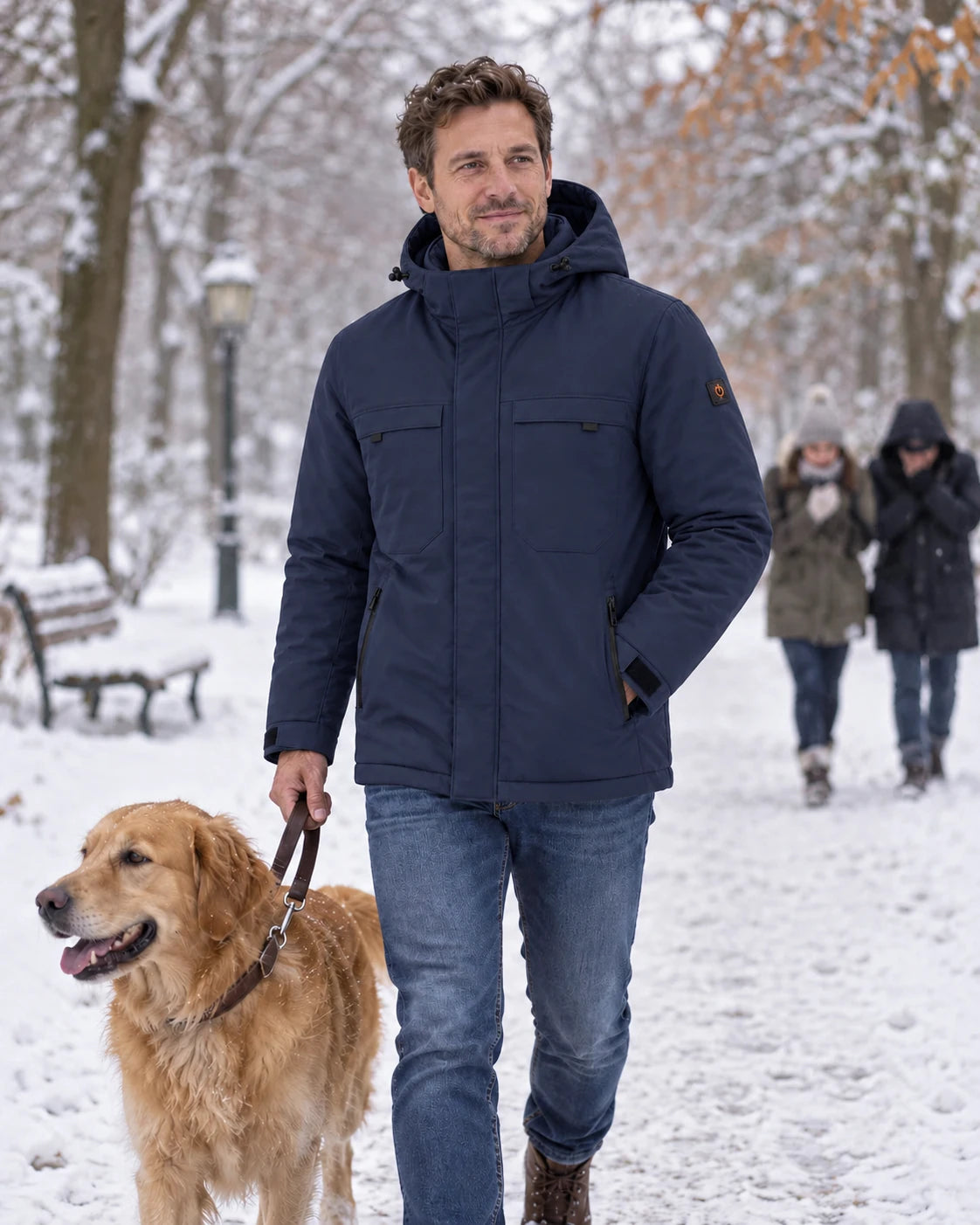 PyreFit Regaro in blu navy – nella vita di tutti i giorni in inverno