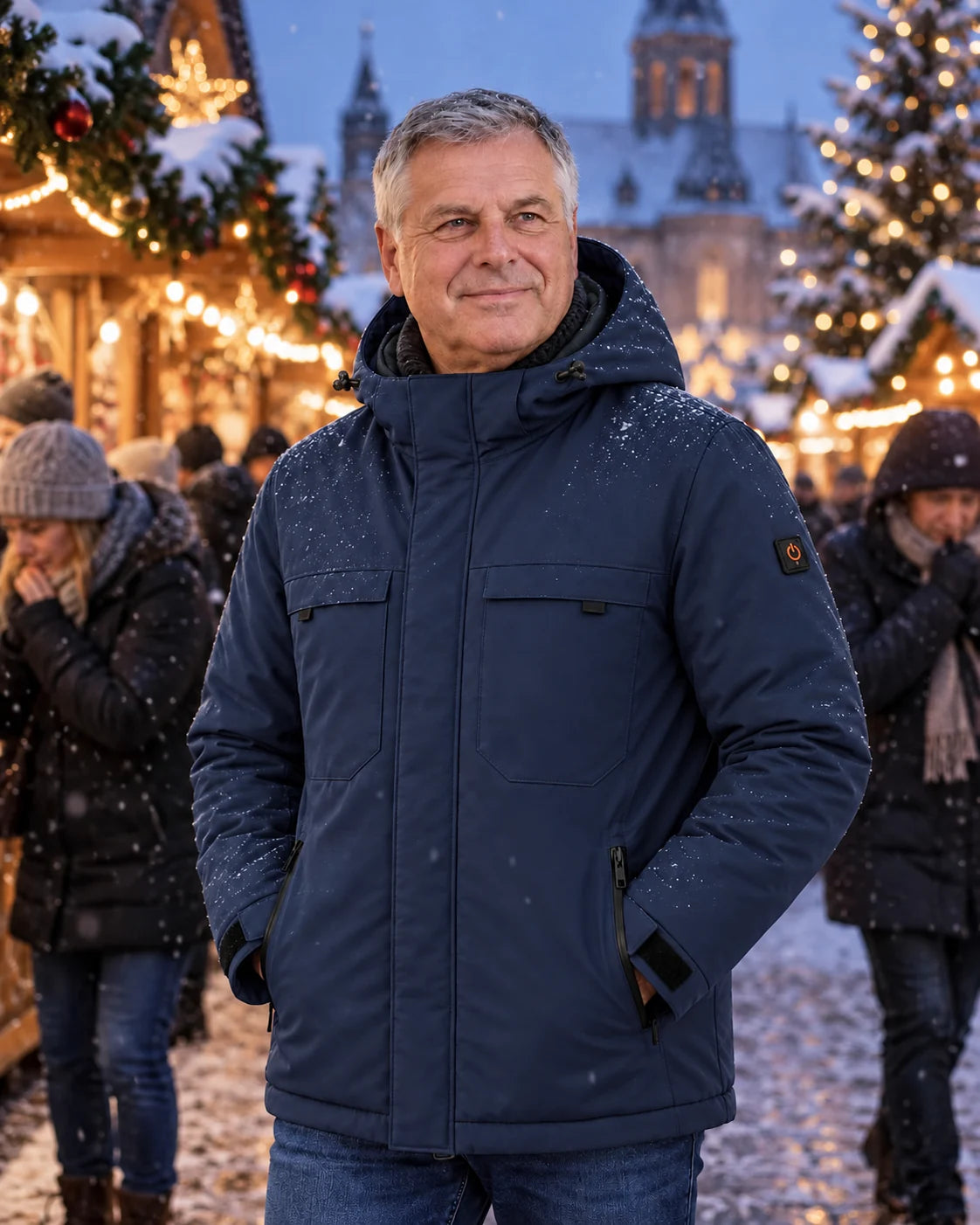 PyreFit Regaro in blu navy – nella vita di tutti i giorni in inverno