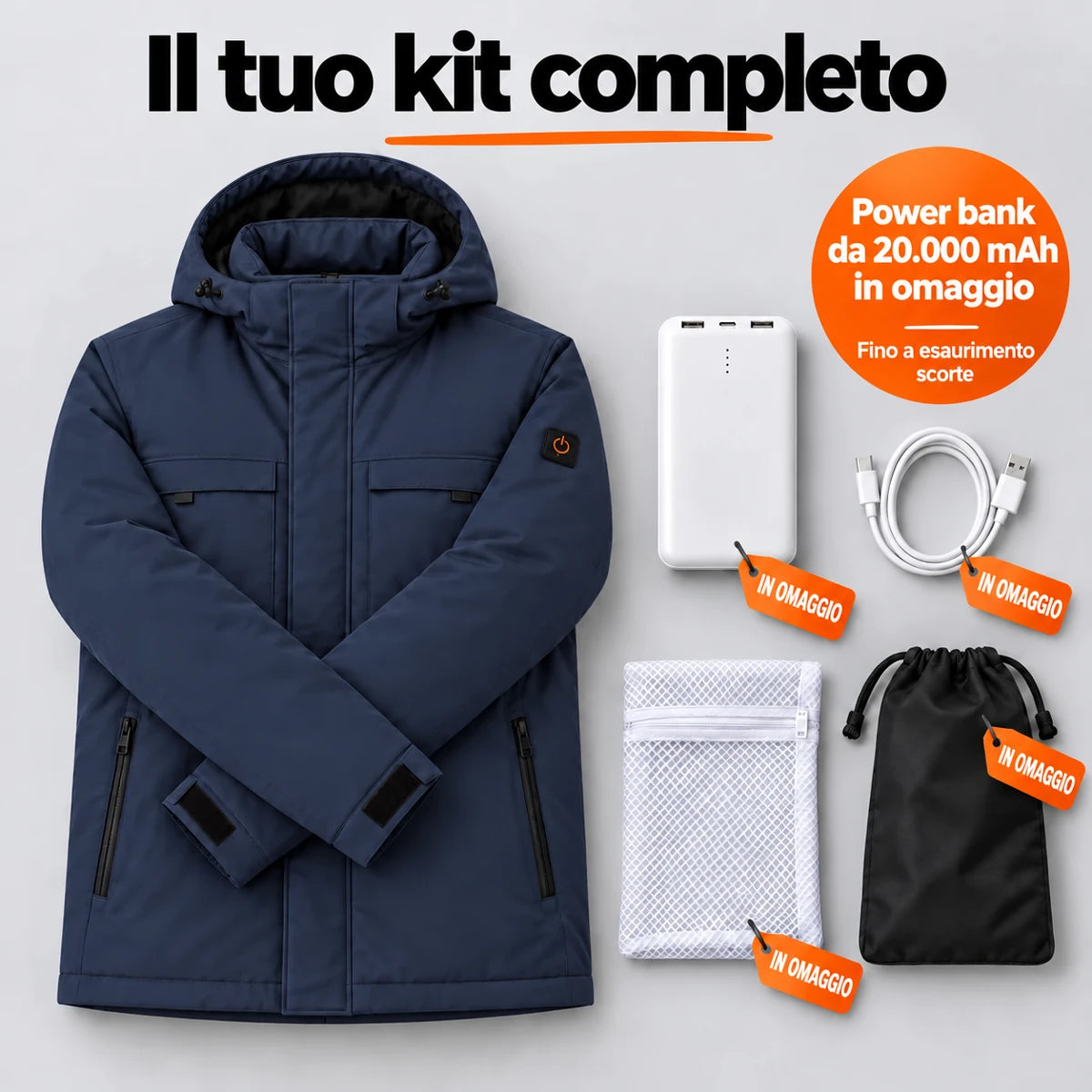 PyreFit Regaro in blu navy – set completo
