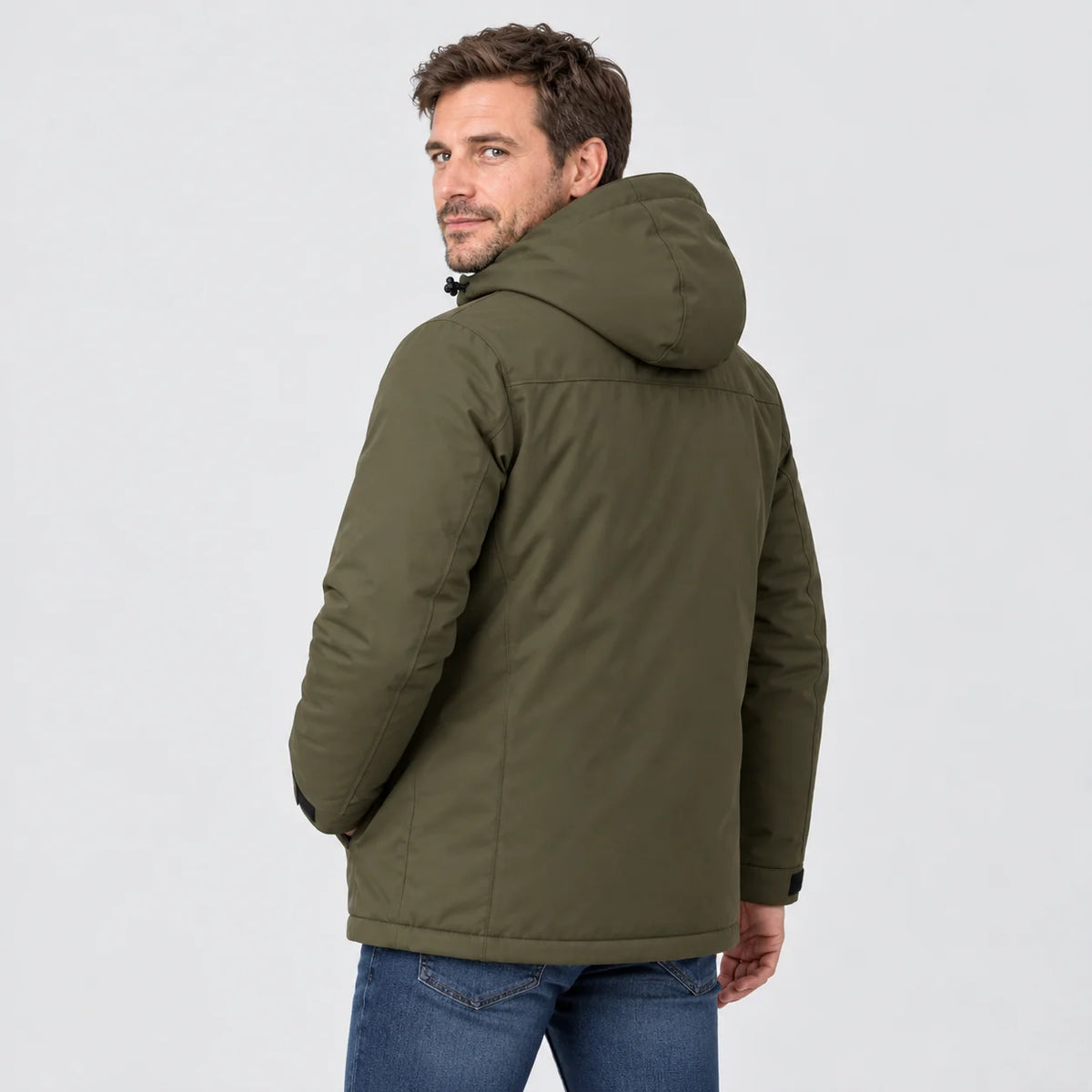 Parka riscaldato da uomo PyreFit Regaro, vista posteriore