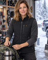 Gilet riscaldato outdoor PyreFit Relior in inverno: in officina