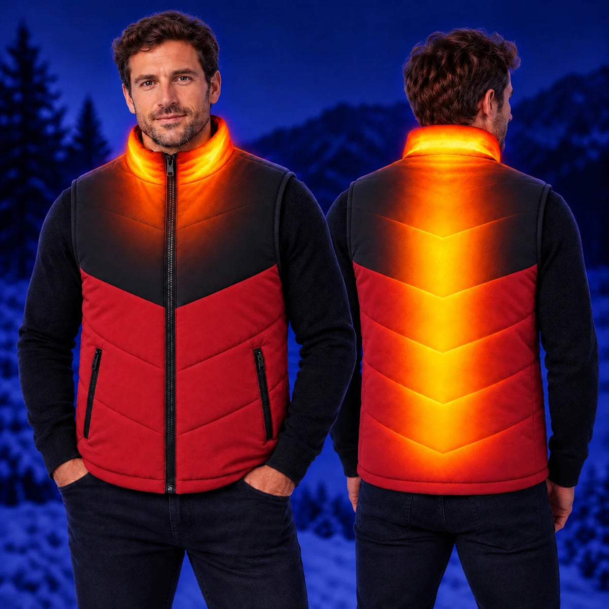 PyreFit Sherpor in rosso – calore in inverno