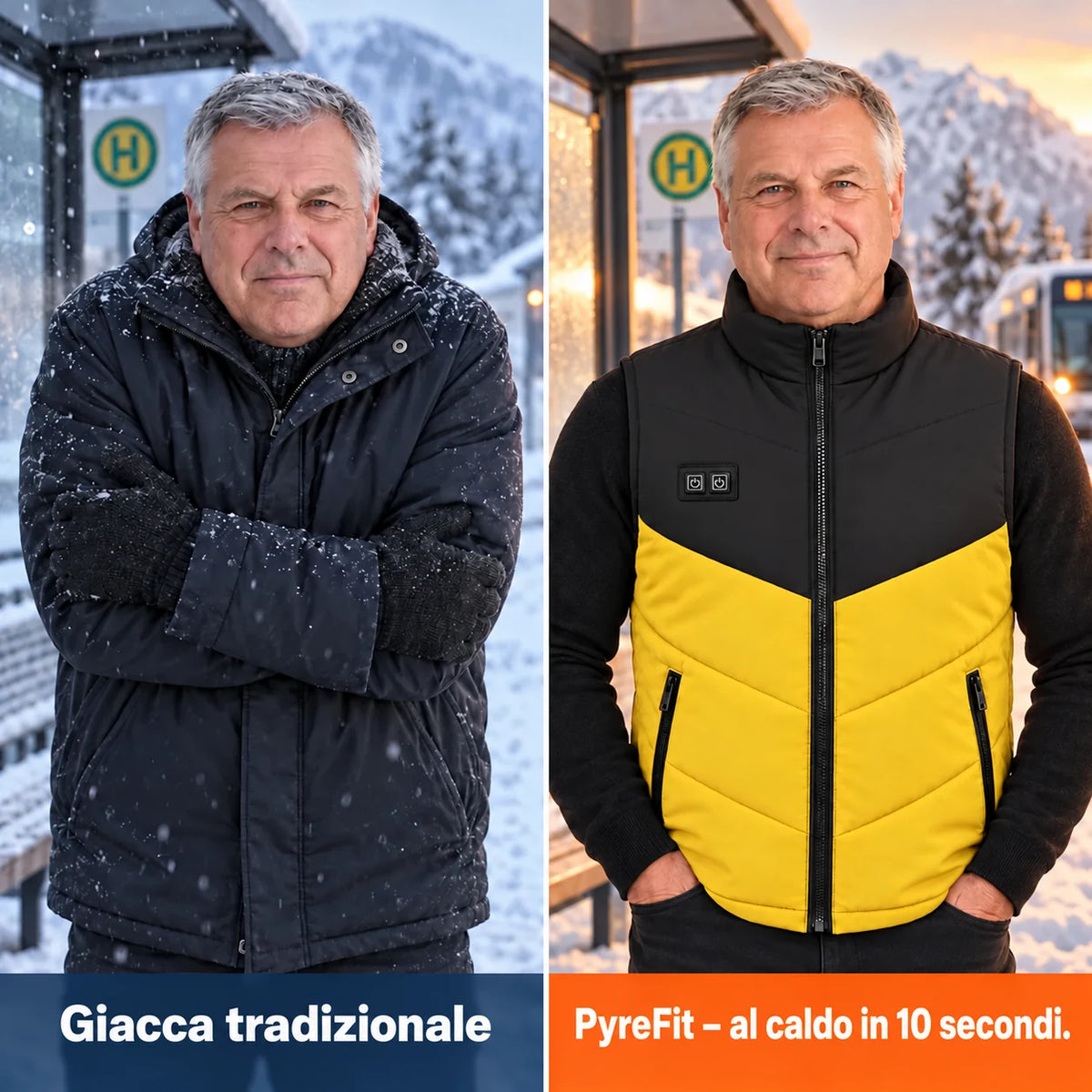 PyreFit Sherpor in giallo – confronto