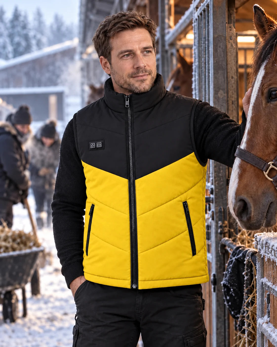PyreFit Sherpor in giallo – nella vita di tutti i giorni in inverno