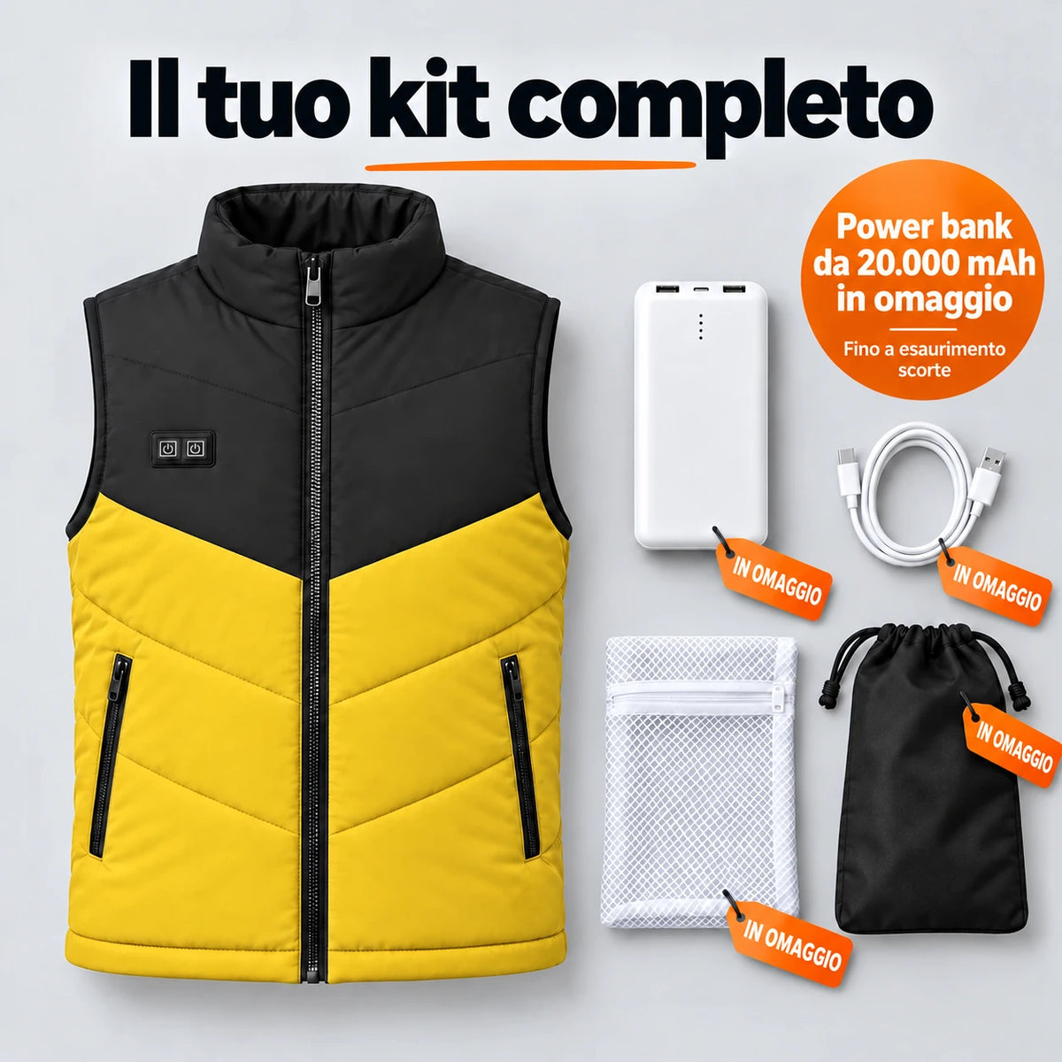 PyreFit Sherpor in giallo – set completo