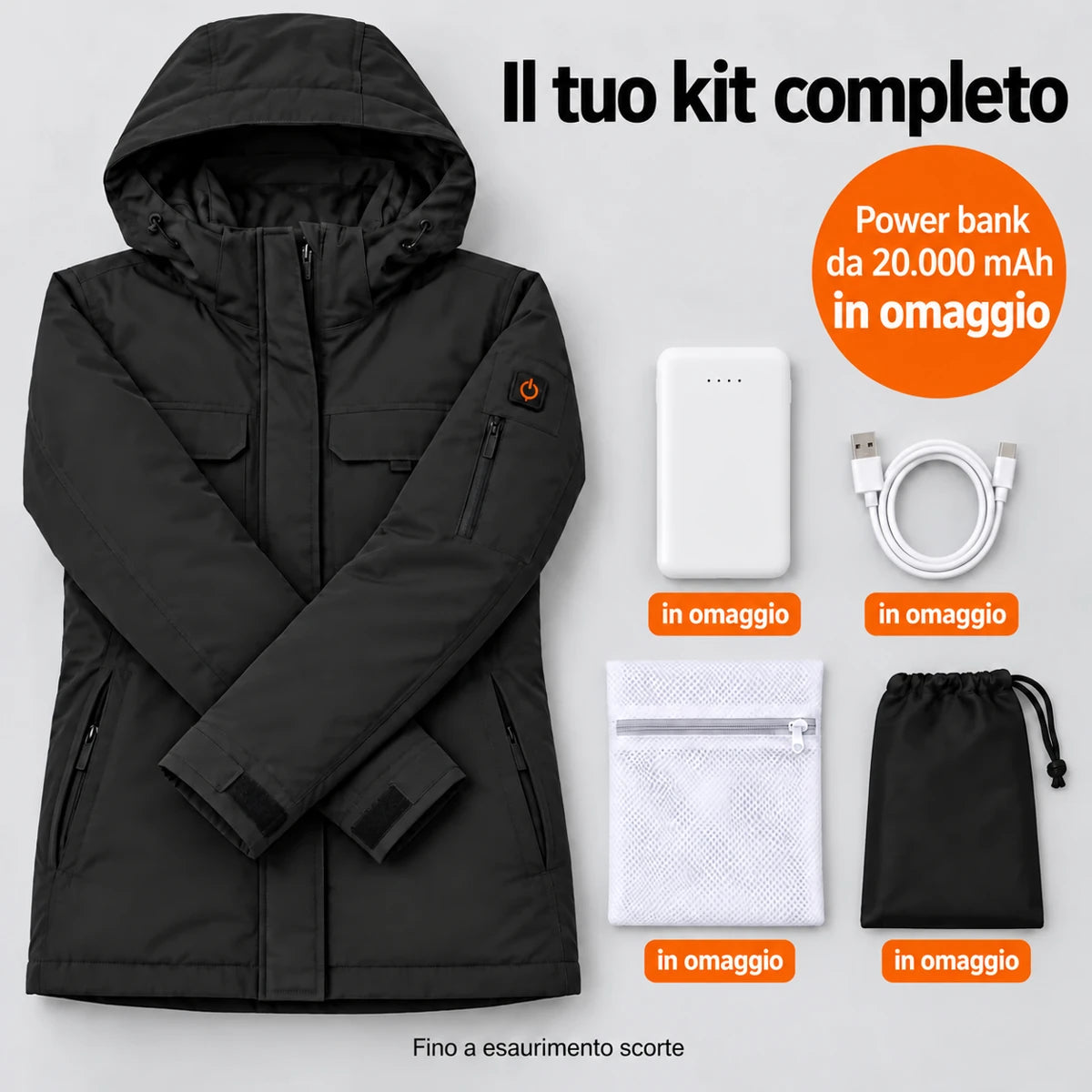 PyreFit Terrano in nero – set completo