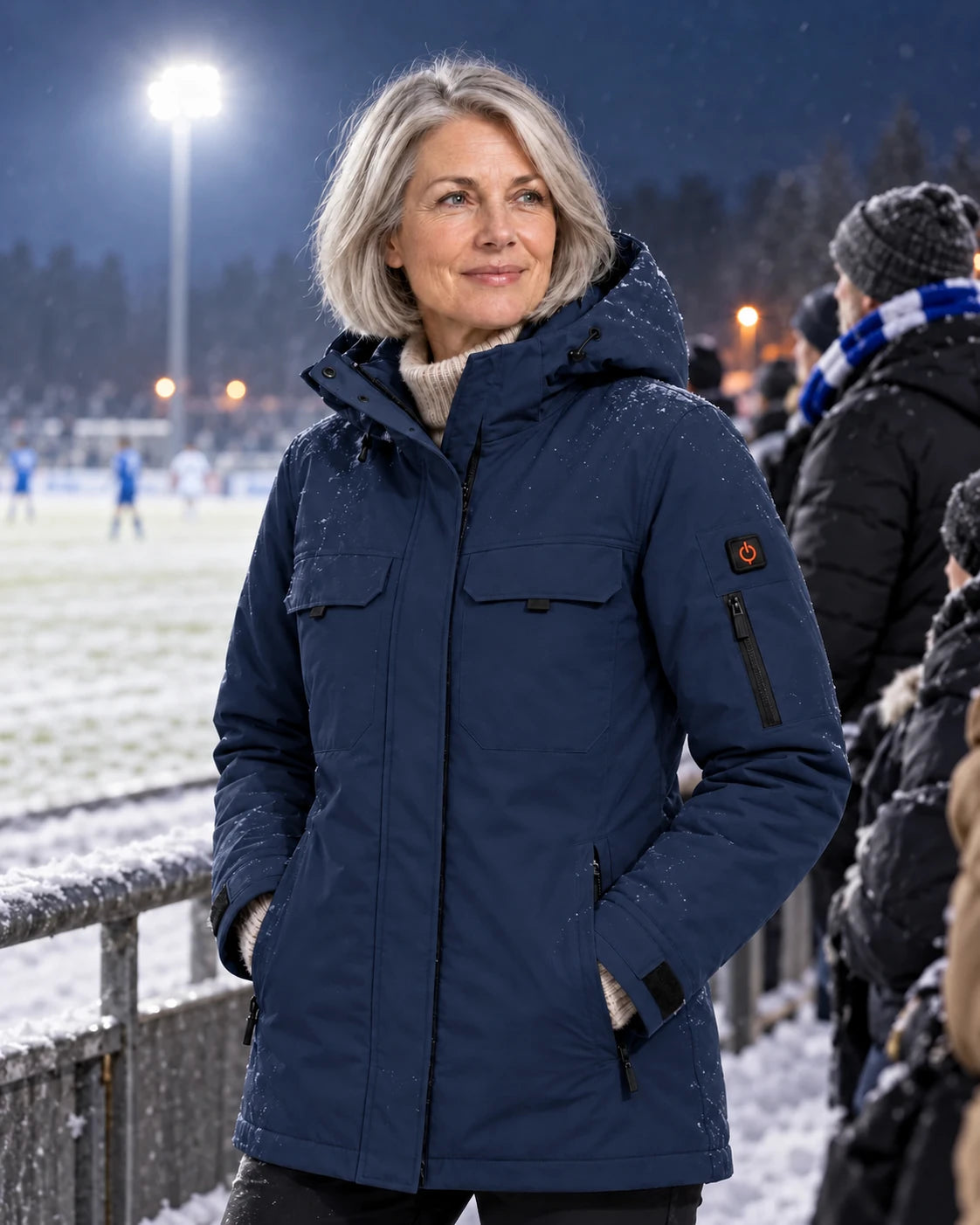 PyreFit Terrano in blu navy – nella vita di tutti i giorni in inverno