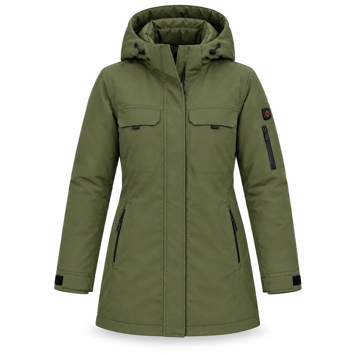 Parka riscaldato da donna PyreFit Terrano, vista del prodotto senza modello