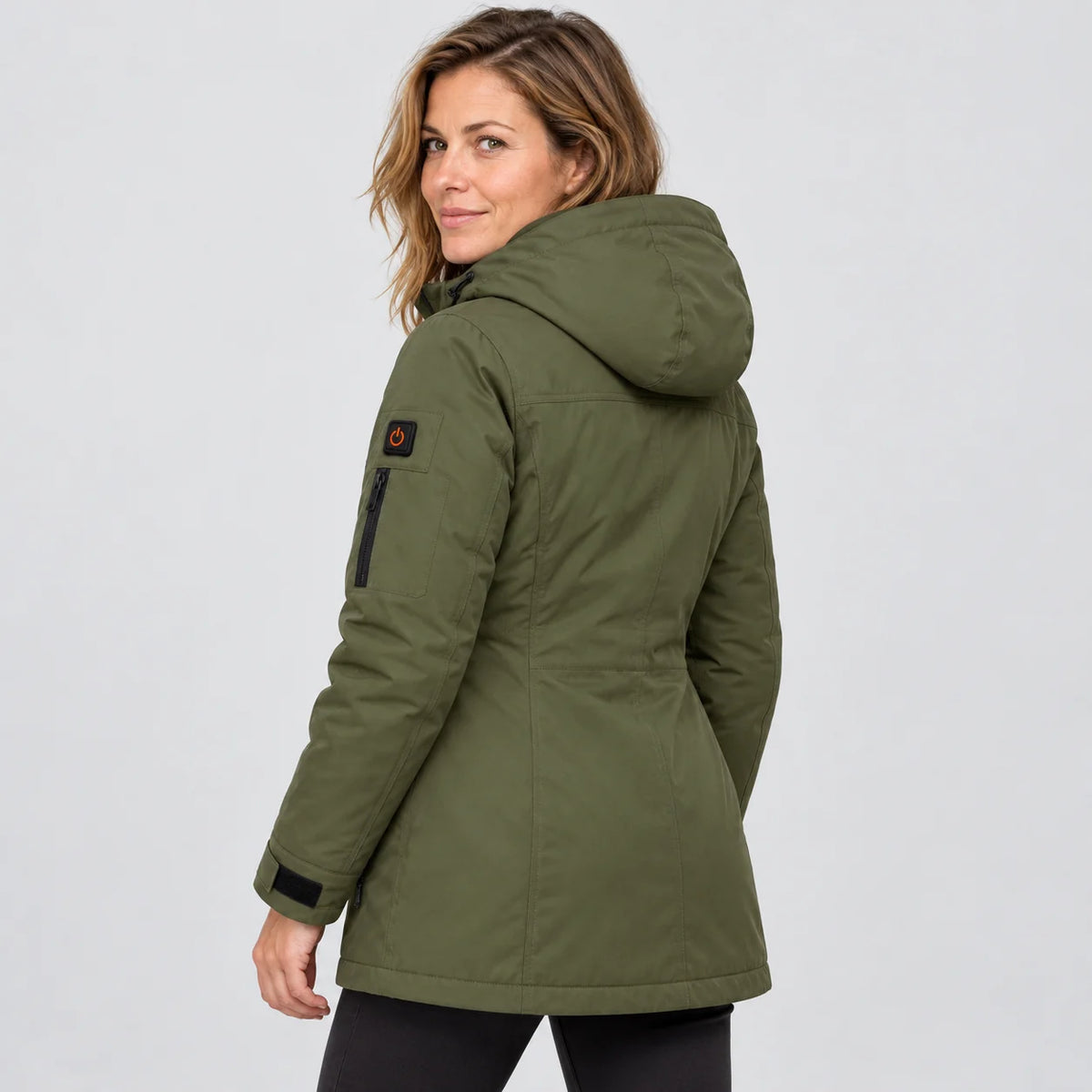 Parka riscaldato da donna PyreFit Terrano, vista posteriore