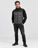 Gilet riscaldato unisex PyreFit Trailon, vista a figura intera