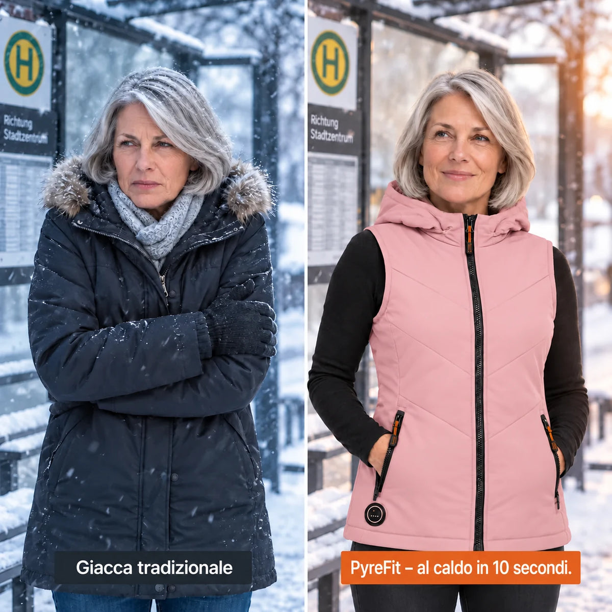 PyreFit Transitor in rosa – confronto
