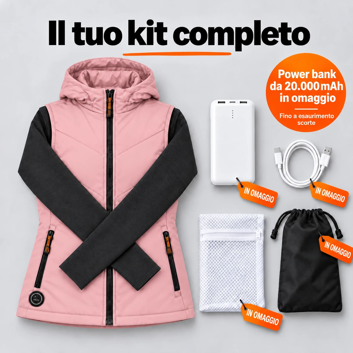 PyreFit Transitor in rosa – set completo