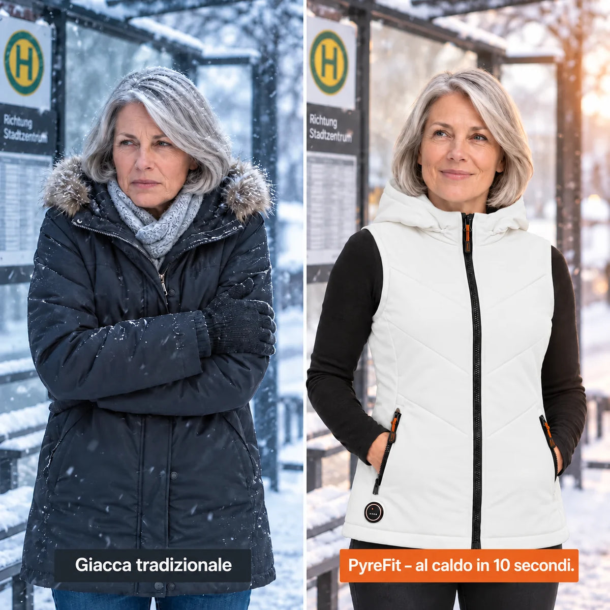 PyreFit Transitor in bianco – confronto