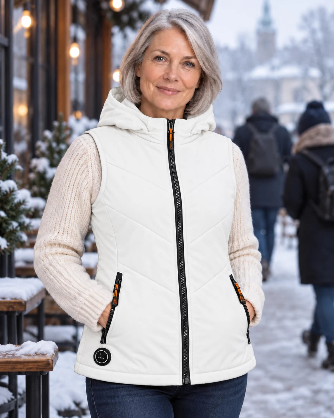 PyreFit Transitor in bianco – nella vita di tutti i giorni in inverno
