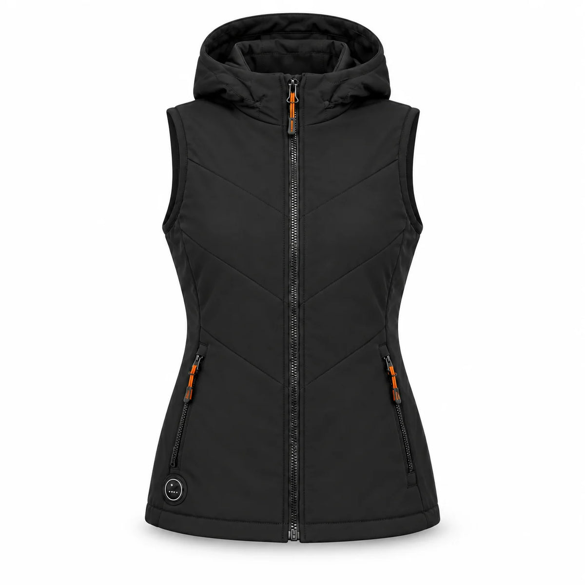 Gilet riscaldato da donna con cappuccio PyreFit Transitor, vista del prodotto senza modello
